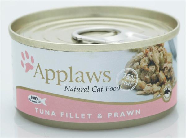 Køb Applaws Katte Vådfoder - Med Tun & Reje - 70g - 100% Naturligt online billigt tilbud rabat legetøj