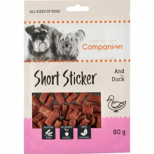 Køb Companion Hundesnack Små Ande Stickers - 80g - Gluten- & Sukkerfri online billigt tilbud rabat legetøj