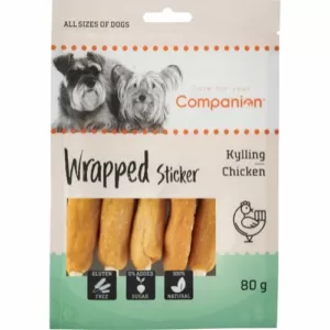 Køb Companion Hundesnack Wrapped Kyllige Sticker - 80g - Gluten- & Sukkerfri online billigt tilbud rabat legetøj