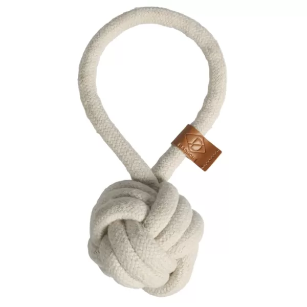 Køb D&D Hundelegetøjs Bold - Med Løkke - Large - 27cm - Beige online billigt tilbud rabat legetøj