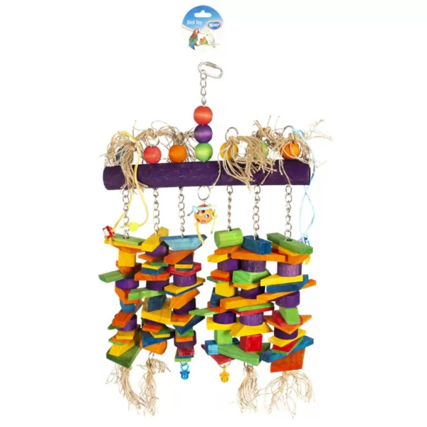 Køb Duvo+ Farverig Fuglelegetøjs i Træ - 66x42 online billigt tilbud rabat legetøj