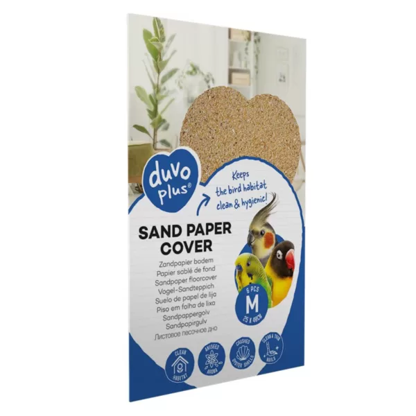 Køb Duvo+ Fugle Sandpapir - 6stk - 25x40cm - Medium online billigt tilbud rabat legetøj