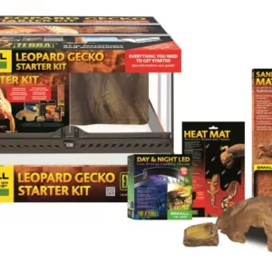 Køb Exo Terra Leopard Gecko Terrarium Startsæt - 45x45x30cm - Small Lav online billigt tilbud rabat legetøj