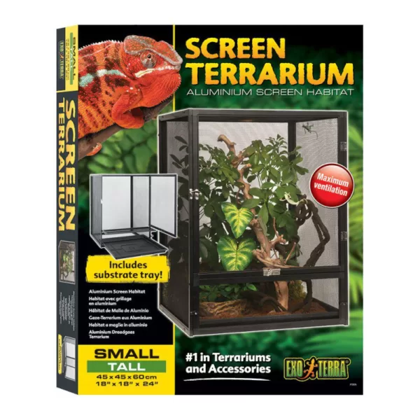 Køb Exo Terra Screen Terrarium - 45x45x60cm - Small - Tall online billigt tilbud rabat legetøj