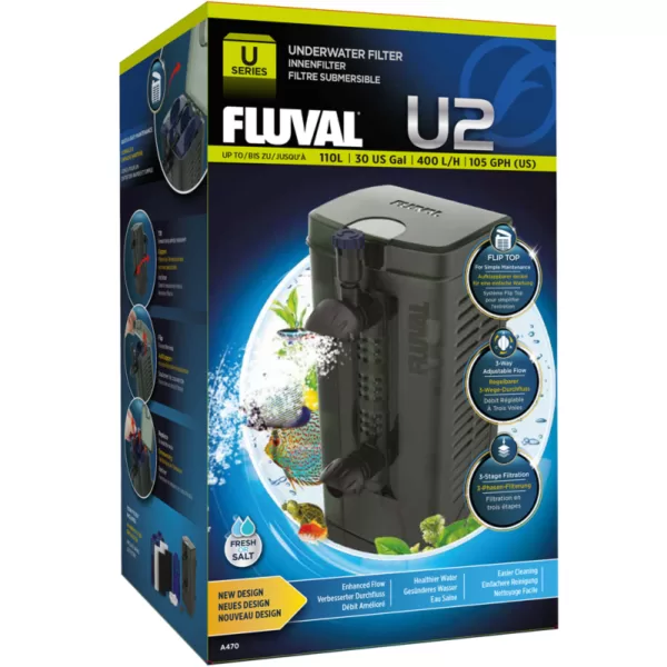 Køb Fluval U2 Indvendigt Akvariefilter - 45-110L online billigt tilbud rabat legetøj