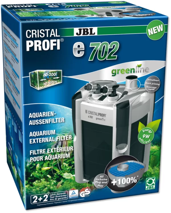 Køb JBL Cristalprofi E702 Greenline Udvendigt Akvariefilter - 60-200l online billigt tilbud rabat legetøj