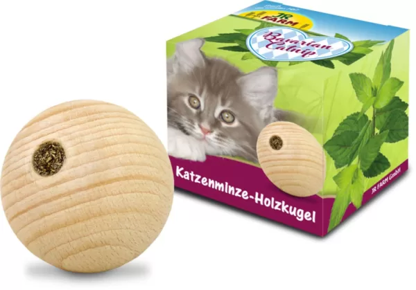Køb JR Farm Bavarian Catnip Træ Bold - Ø5cm online billigt tilbud rabat legetøj