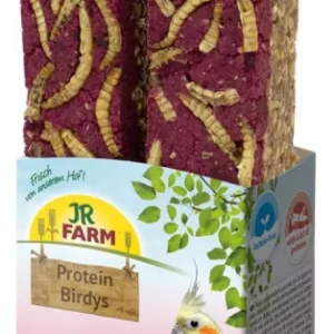 Køb JR Farm Birdys Proteinbar - Med Frugt & Melorme - 150g online billigt tilbud rabat legetøj