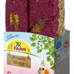Køb JR Farm Birdys Proteinbar - Med Frugt & Silkeorme - 150g online billigt tilbud rabat legetøj