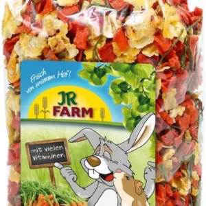 Køb JR Farm Gnaver Natur Snack Godbidder Gnavergrøntsager Med Naturligt C Vitamin - 150g online billigt tilbud rabat legetøj