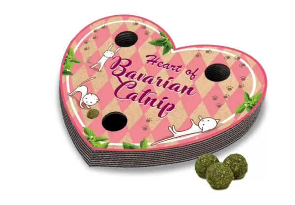 Køb JR Farm Kattelegetøjs Hjerte af Bavian Catnip - 31x21x3