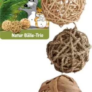 Køb JR Farm Naturlige Bolde Trio - Ø8cm online billigt tilbud rabat legetøj