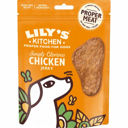 Køb Lily's Kitchen Hundegodbidder Simply Glorious - Med Kylling Jerky - 70g - Kornfrit online billigt tilbud rabat legetøj