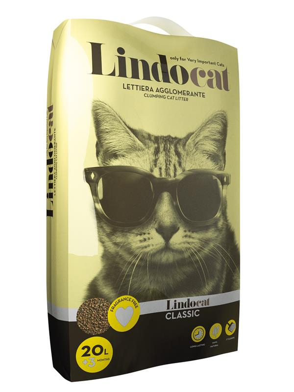 Køb Lindo Cat Kattegrus - 20L - Klumpende online billigt tilbud rabat legetøj