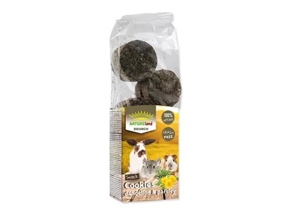 Køb Nature Land Brunch Kornfre Cookies - Med Mælkebøtte & Persille - 120g online billigt tilbud rabat legetøj