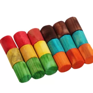 Køb Pawise Gnaverlegetøjs Cylender Klodser i Træ - Med Frugt Farve - 20stk online billigt tilbud rabat legetøj