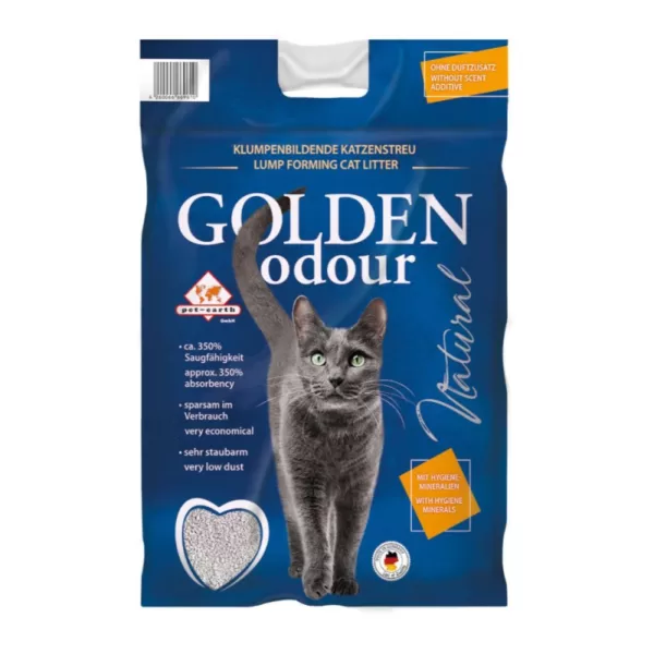 Køb Pet-Earth Kattegrus Golden Odour - 14kg online billigt tilbud rabat legetøj