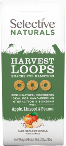 Køb Supreme Selective Naturals Hamster Harvest Loops - 80g online billigt tilbud rabat legetøj