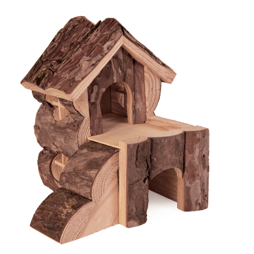 Køb Trixie Hamsterhus Bjork - Med Rampe - 15x15x16cm - Naturligt Træ online billigt tilbud rabat legetøj