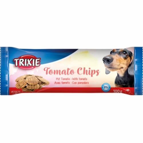 Køb Trixie Hundesnack Tomat Chips - 100g online billigt tilbud rabat legetøj