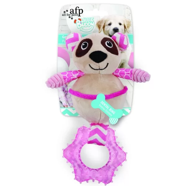 Køb afp Hvalpelegetøjs Goofy Panda - Med Tyggering - 25cm online billigt tilbud rabat legetøj