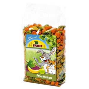 JR Farm Gnaver Natur Snack Godbidder Baby Frugter - 150g