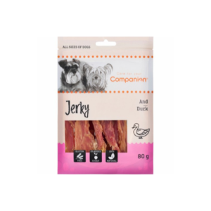 Køb Companion Jerky stykker m. And 80 g online billigt tilbud rabat dyr
