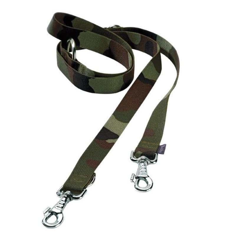 BOBBY Camouflage Hundeline med tre positioner