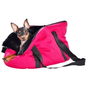 BOBBY Hundetaske - "Sac Moelleux" - Medium - Sort