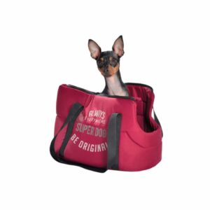 BOBBY Hundetaske - Sac Super Dog - Bordeaux