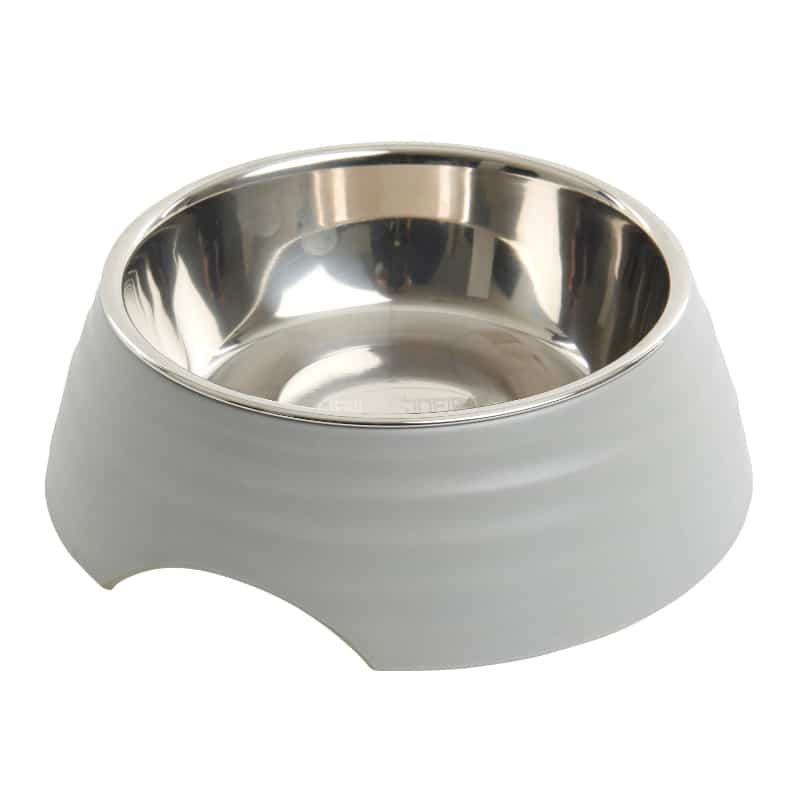 BUSTER Frosted Ripple Hundeskål - Medium - Sort