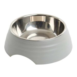 BUSTER Frosted Ripple Hundeskål - Small - Grå