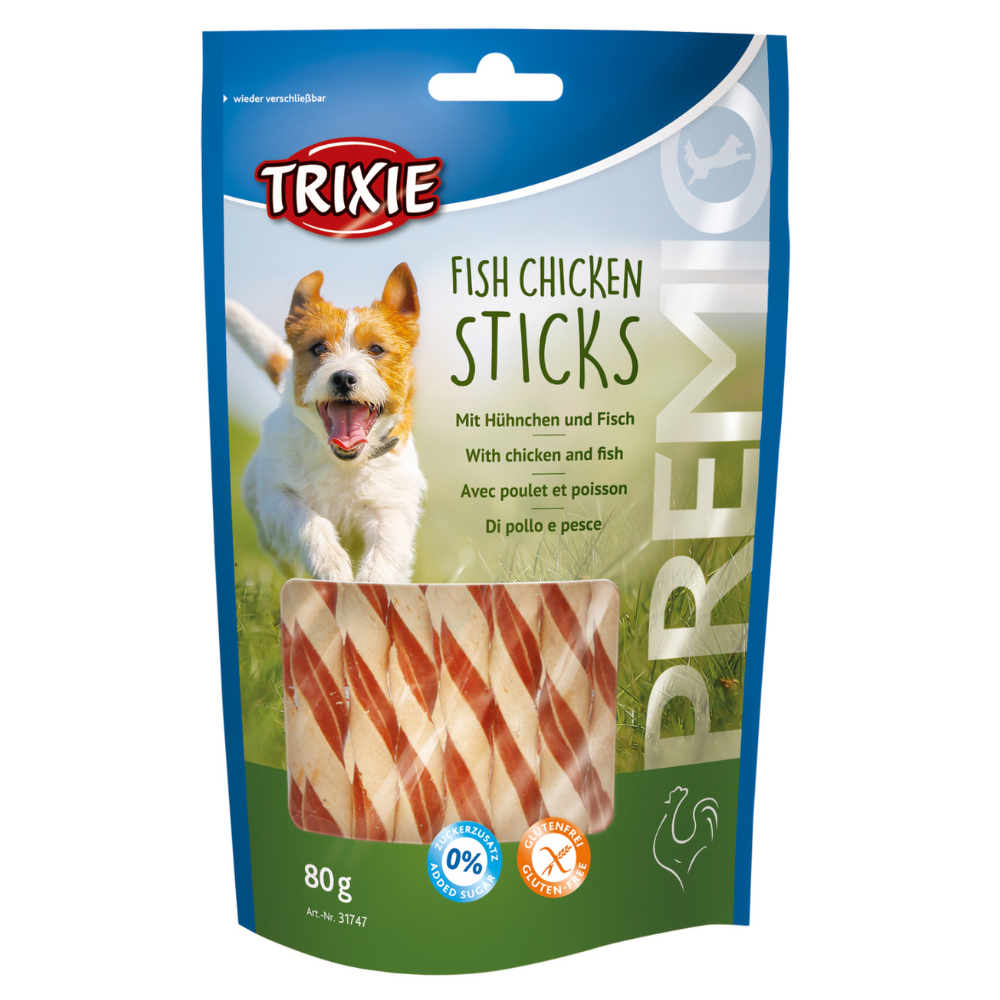 Premio Fish Chicken Sticks - 80g