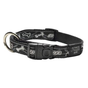 ROGZ Armed Response Black Bone Hundehalsbånd