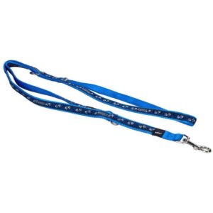 Rogz Multipurpose line 180×2,5cm Paws on Blue