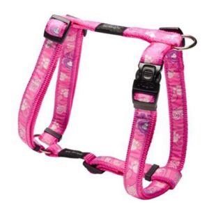 Rogz sele Pink Paw 45-75 cm