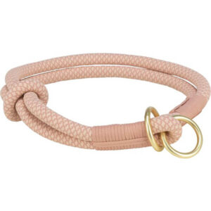 Soft Rope Halvkvæler halsbånd Lyserød