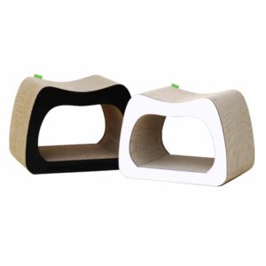 WOUAPY Cat Scratching Deco - Model KAVERNO - Hvid