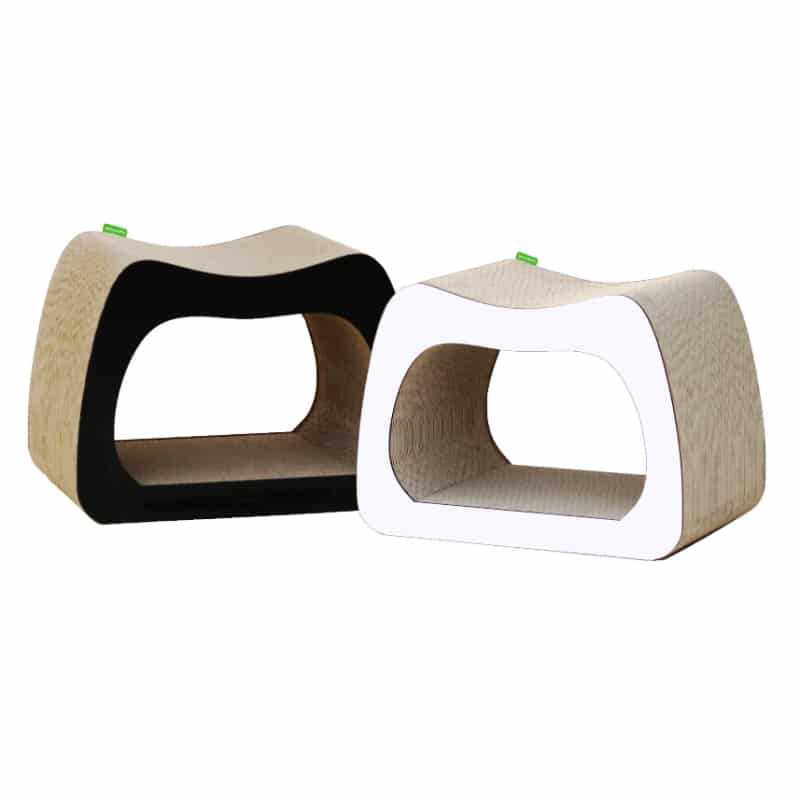 WOUAPY Cat Scratching Deco - Model KAVERNO - Sort