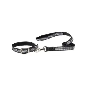 WOUAPY Hundehalsbånd + Line med Pepitatern