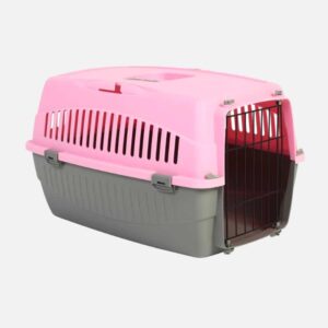 WOUAPY Transportbur (Grå/Pink)